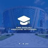 Ilmiy darajali kadrlarni tayyorlash
