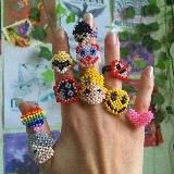 колечки из бисера/туториалы