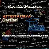 Attestatsiya darslari || Husniddin Muhiddinov