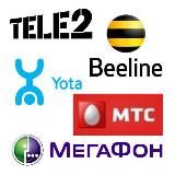 Красивые номера. Безлимитные тарифы Мегафон, МТС, Билайн, Ростелеком, Теле2, Yota