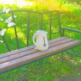 Чайник на лавочке