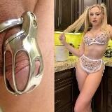 Chastity Captions 🔐 lock that tiny dick 🔞