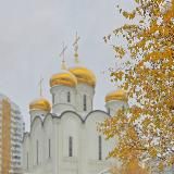 Церковная лавочка при храме Всемилостивого Спаса в Митино