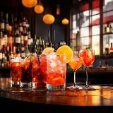 Коктейли алкогольные и не очень 18+