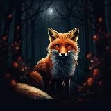 Корзинка с лисами