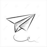 Бумажный самолётик