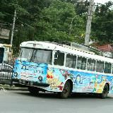 Старый крымский троллейбус