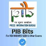 PIB Bits : RBI NABARD SBI IBPS RRB SEBI & Other Exams
