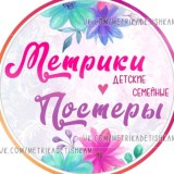 МЕТРИКИ & Семейные ПОСТЕРЫ * СПб