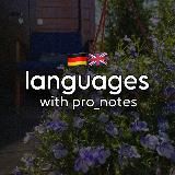 languages with pro_notes