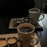 – Green tea with dark academy