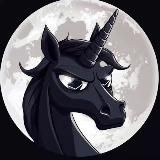 🍀 Lucky Moon | Black Unicorn 🦄