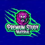 💎PREMIUM STUDY MATERIAL💎