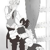 Омежка туитькя🐏, Его девушка Таня и Коля лгбт(его парень)🐏