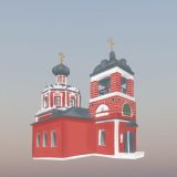 •Храм Троицы в Конькове•