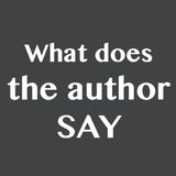 What does the author say