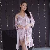 Пижамки Бархат с кружевом от Mito опт/дроп