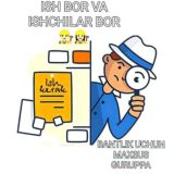 📰ISH BOR VA ISHCHILAR BOR👷🏻♂👷🏻♀