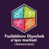 Fazliddinov Diyorbek shaxsiy