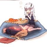 Взгляд под котацу ❤️