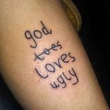 god loves ugly 💋