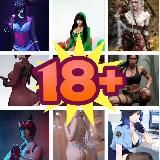 18+ КОСПЛЕИ АРТЫ АНИМЕ и ХЕНТАЙ БЕЗ ЦЕНЗУРЫ 🤪