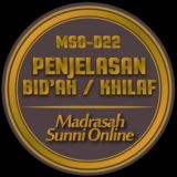 (MSO D22) PENJELASAN BIDAAH