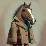 Конь в пальтЕ/ приколы и не только) всё от нейросети