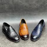 Элитная кожаная мужская брендовая обувь-