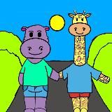 Истории про Бегемотика и Жирафчика.