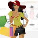 Модный мир прекрасных женщин